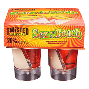 TWISTED SHOTZ SEX ON THE BEACH 4PK