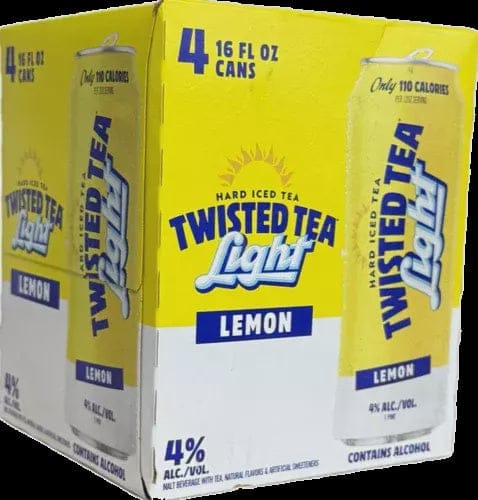 TWISTED TEA LIGHT 4PK 16OZ CANS