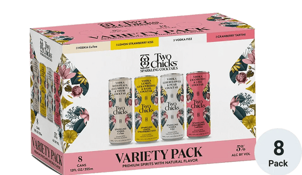TWO CHICKS COCKTAIL VARIETY 8PK