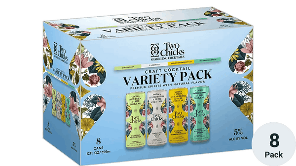 TWO CHICKS CRAFT COCKTAIL VARIETY 8PK