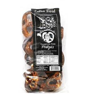 UNCLE JERRY'S HANDMADE PENNSYLVANIA DUTCH EXTRA DARK PRETZELS