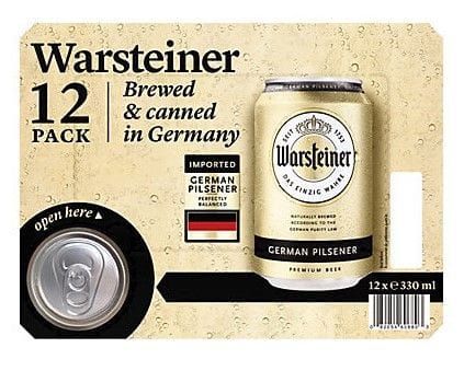 WARSTEINER 12PK CANS