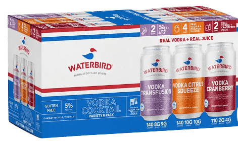 WATERBIRD VODKA VARIETY 8PK