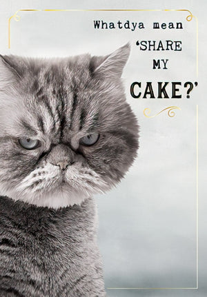 WHATDYA MEAN "SHARE MY CAKE?"