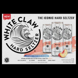 WHITE CLAW PEACH  12PK