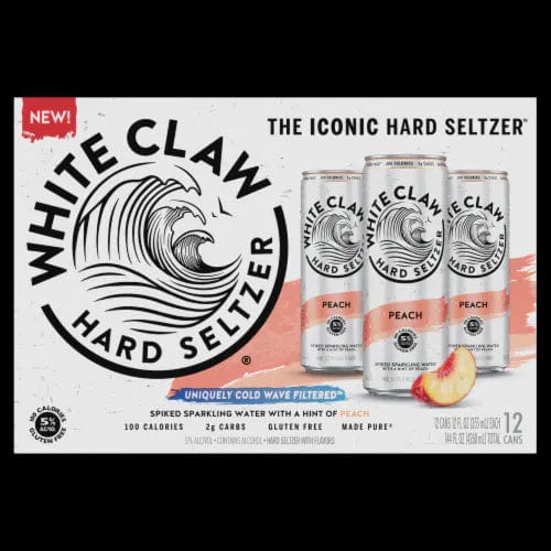 WHITE CLAW PEACH  12PK