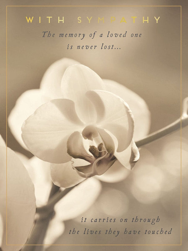 WITH SYMPATHY   THE MEMORY OF A LOVED ONE