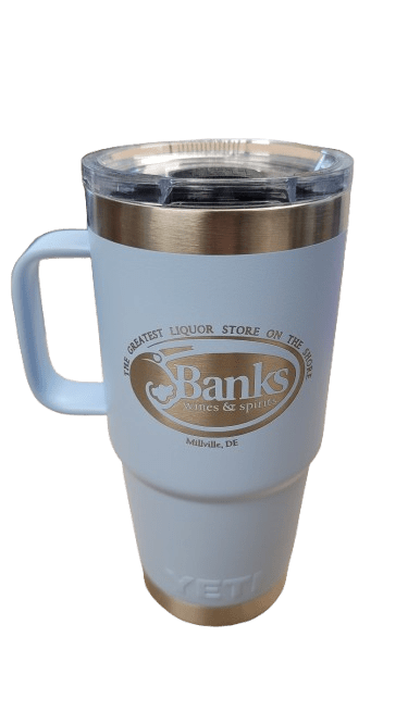 YETI BANKS TRAVEL MUG W/ HANDLE 20Z