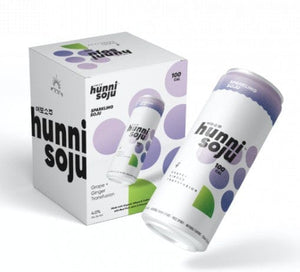 YOBO HUNNI SOJU GRAPE/GINGER 4PK