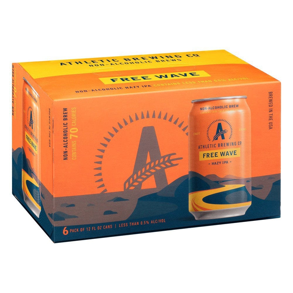 ATHLETIC FREE WAVE HAZY IPA 6PK – Banks Wines & Spirits ATHLETIC FREE WAVE HAZY IPA 6PK – Banks Wines & Spirits