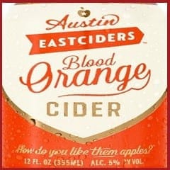 Austin Eastciders Blood Orange Cider 6 pack 12oz cans