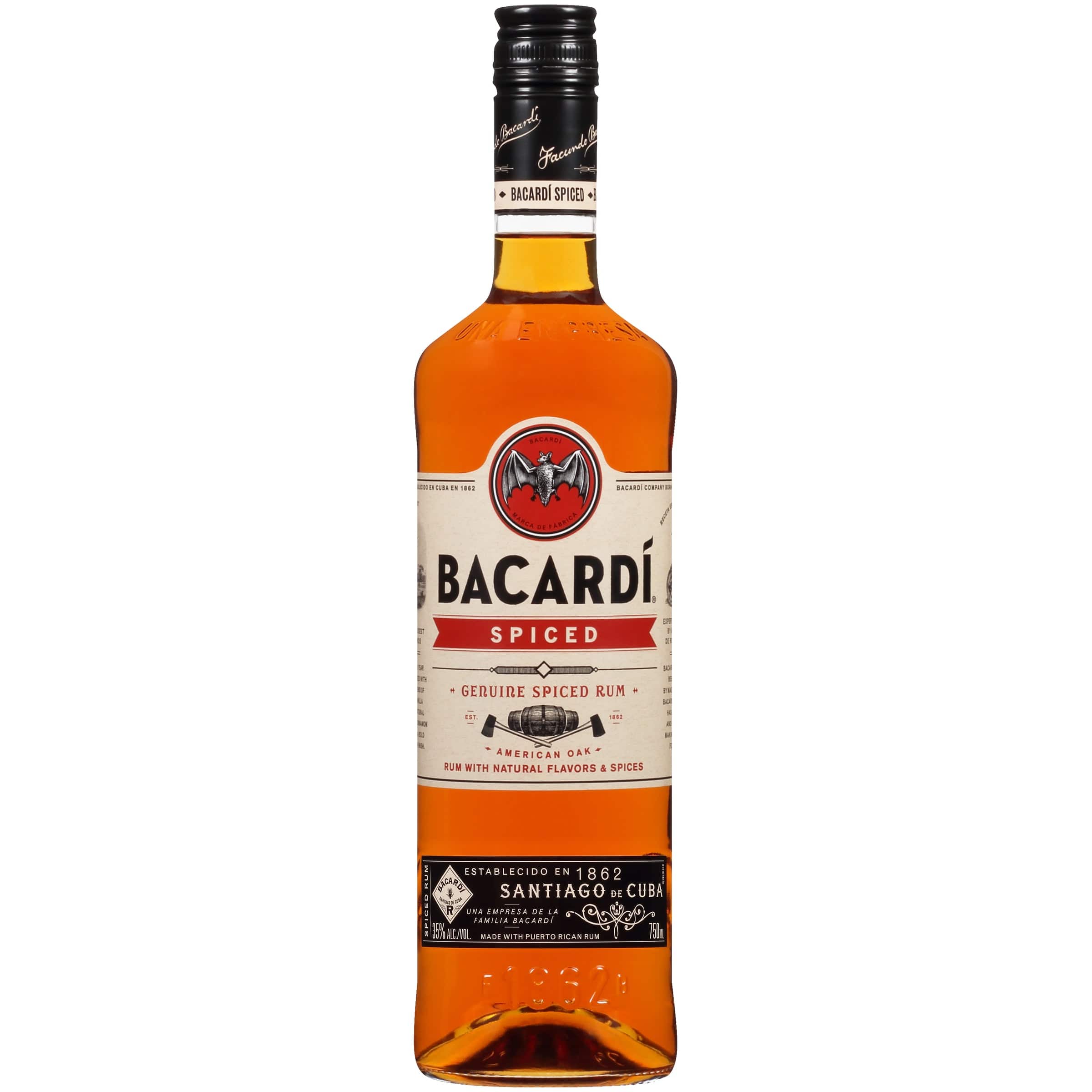 BACARDI RUM SPICED 750ML – Banks Wines & Spirits