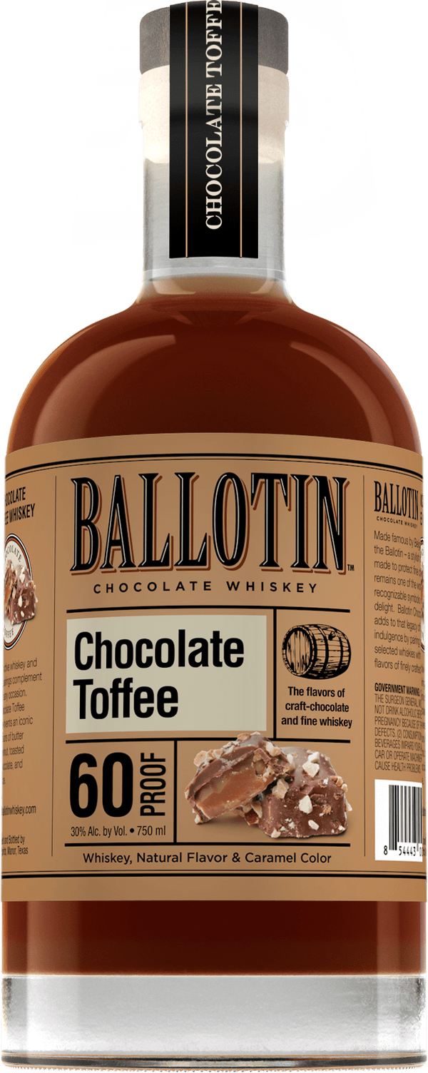 BALLOTIN CHOCOLATE TOFFEE WHISKEY 750ML