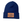 Load image into Gallery viewer, BANKS LEATHER PATCH BEANIE NAVY
