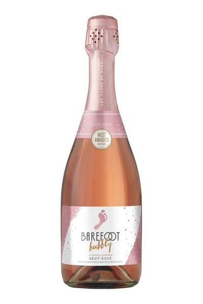 BAREFOOT BUBBLY BRUT ROSE 750ML