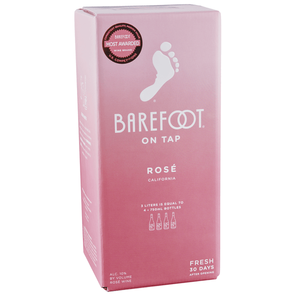 BAREFOOT ON TAP ROSE 3L BOX