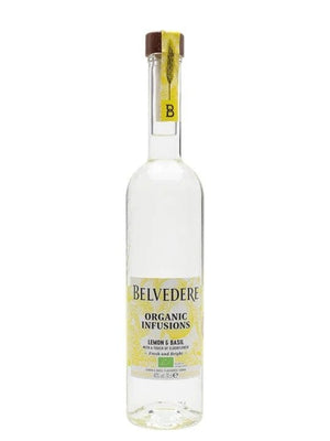 BELVEDERE ORGANIC INFUSIONS LEMON BASIL 750ML