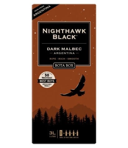 BOTA BOX NIGHTHAWK BLACK DARK MALBEC 3.0L