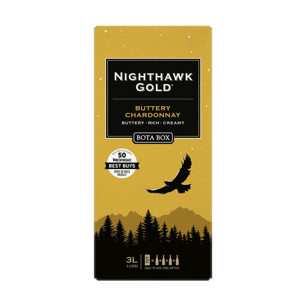 BOTA BOX NIGHTHAWK GOLD CHARDONNAY 3.0L