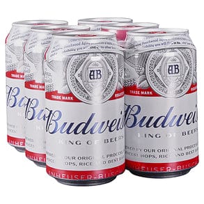 BUD 6pk Cans