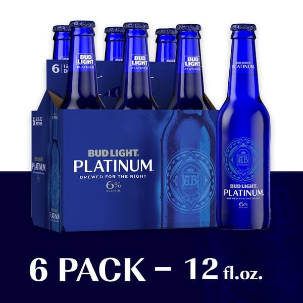 BUD LIGHT PLATINUM - 6pk BTL