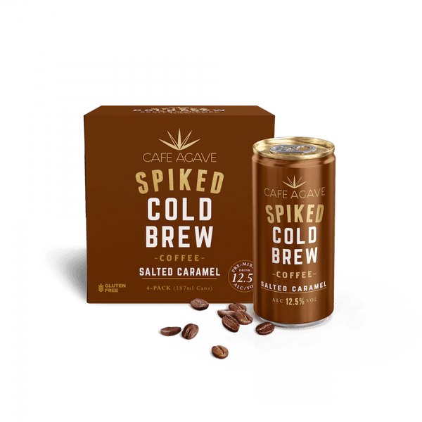 CAFE AGAVE SPIKED COLD BREW SALTED CARAMEL 4PK