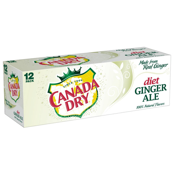 CANADA DRY DIET GINGER ALE 12PK