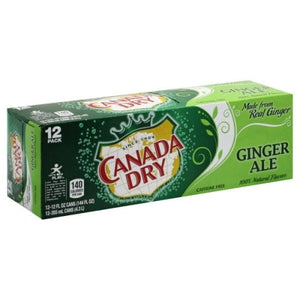CANADA DRY GINGER ALE 12PK
