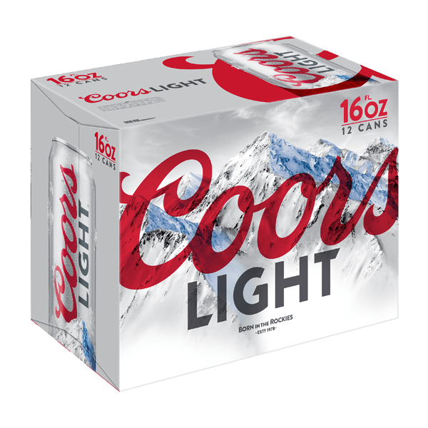 Coors Light 12pk 16oz Can Banks Wines