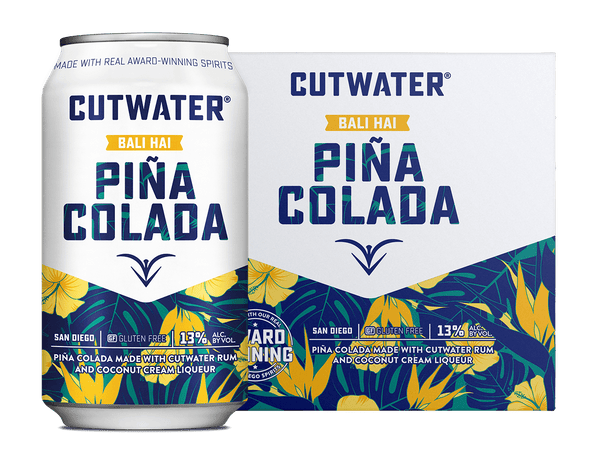 CUTWATER PINA COLADA 4PK