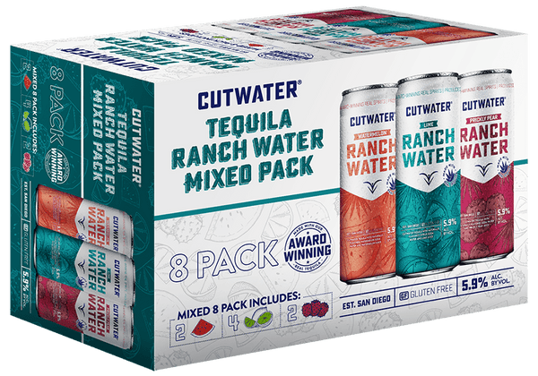 CUTWATER RANCH WATER VARIETY 8PK