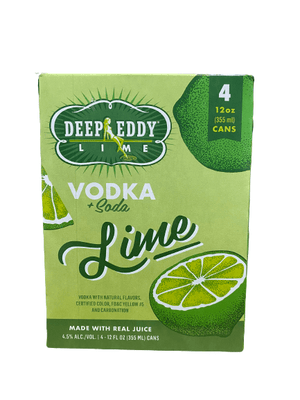 DEEP EDDY VODKA SODA LIME 4PK