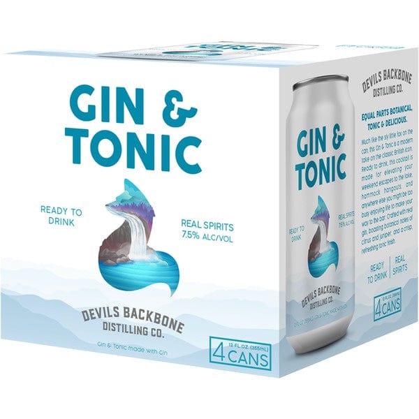 Devils Backbone Gin & Tonic 4pk