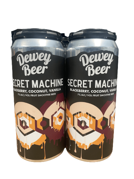 DEWEY BEER CO SM BLACKBERRY COCONUT 4PK