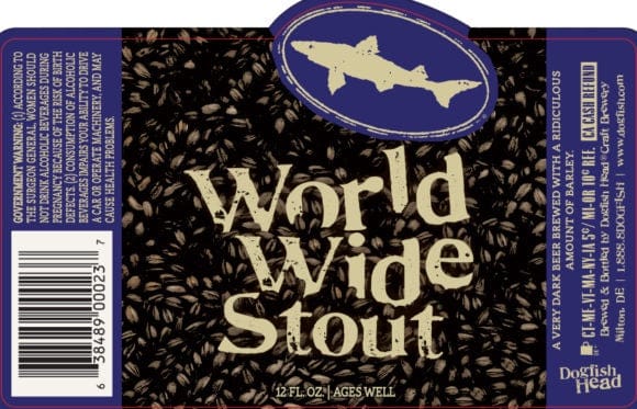 DOGFISH WORLD WIDE STOUT 4PK 12oz bottle