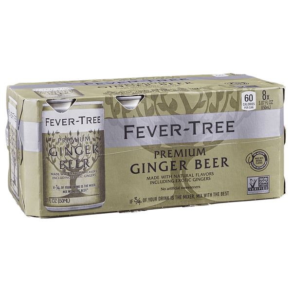 FEVER TREE GINGER BEER 8PK CANS