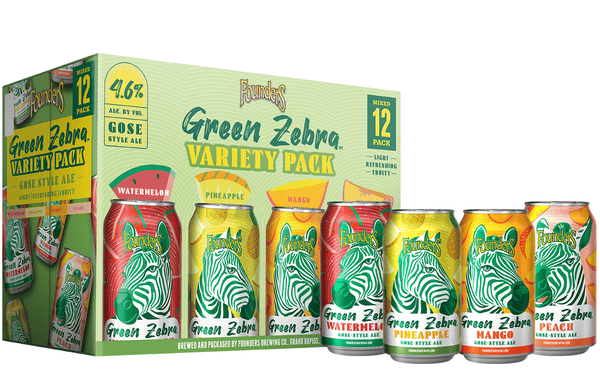 FOUNDERS GREEN ZEBRA VARIETY 12PK CANS