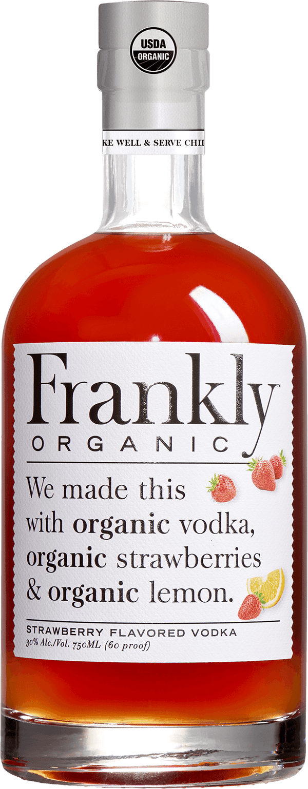 FRANKLY STRAWBERRY VODKA 750ML