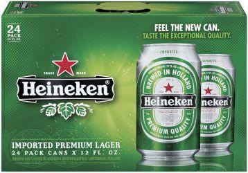 Heineken 24pk can case