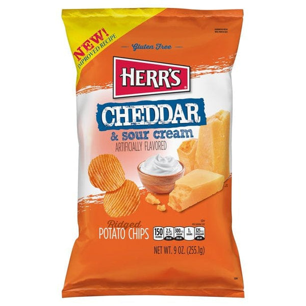 HERR'S CHEDDAR & SOUR CREAM CHIPS