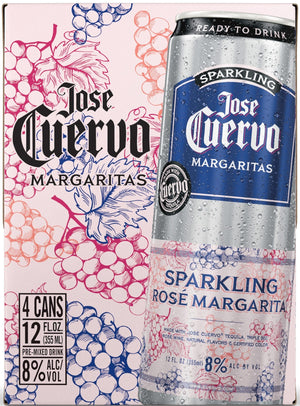 JOSE CUERVO SPARKLING ROSE MARGARITA 4PK