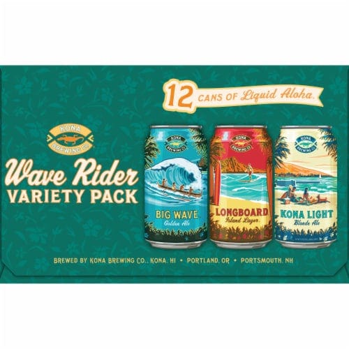 Kona Wave Ride 12pk variety can