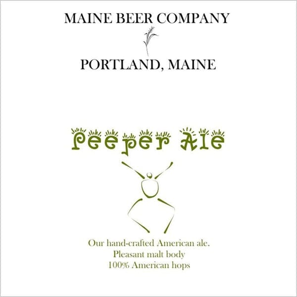 Maine Beer Company Peeper Pale Ale 16.9oz bottle