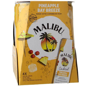 MALIBU COCKTAILS PINEAPPLE BAY BREEZE 4PK