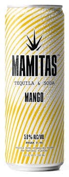 Mamitas Tequila & Soda MANGO 4pk 12oz cans