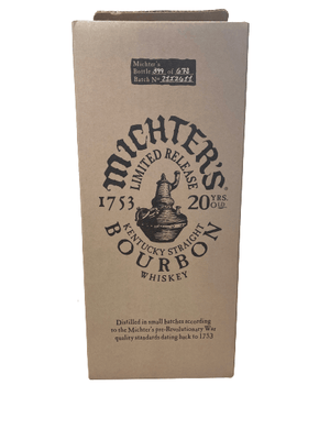 MICHTERS 20 YEAR SINGLE BARREL 750ML