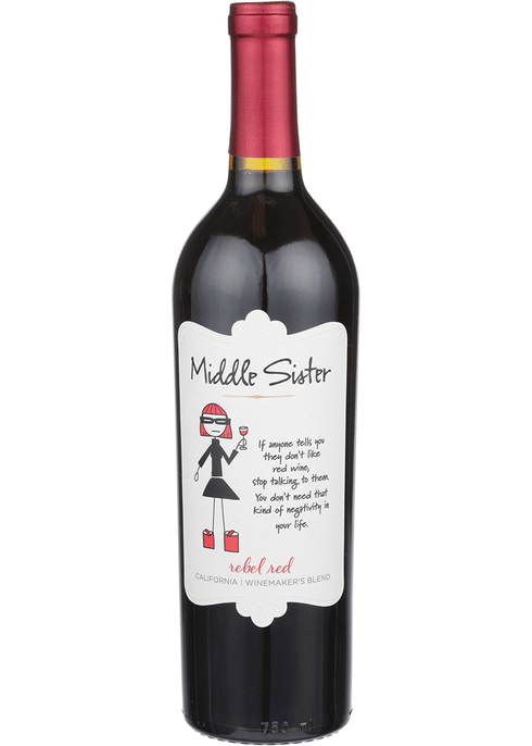 MIDDLE SISTER REBEL RED 750ML
