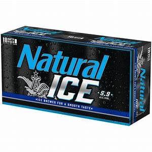 NATURAL ICE - 18pk 12 OZ CAN