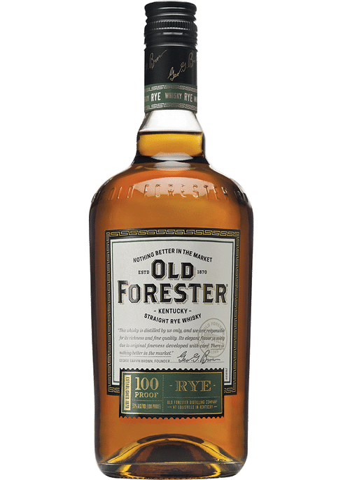 OLD FORESTER RYE 100 750ML