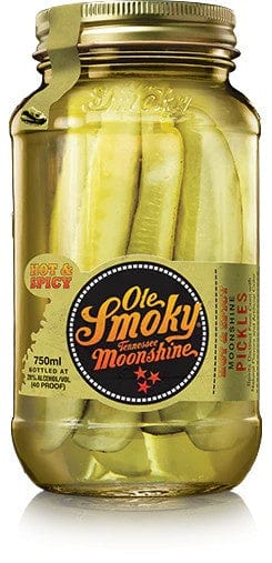 OLE SMOKY MOONSHINE HOT& SPICY PICKLES 750ML